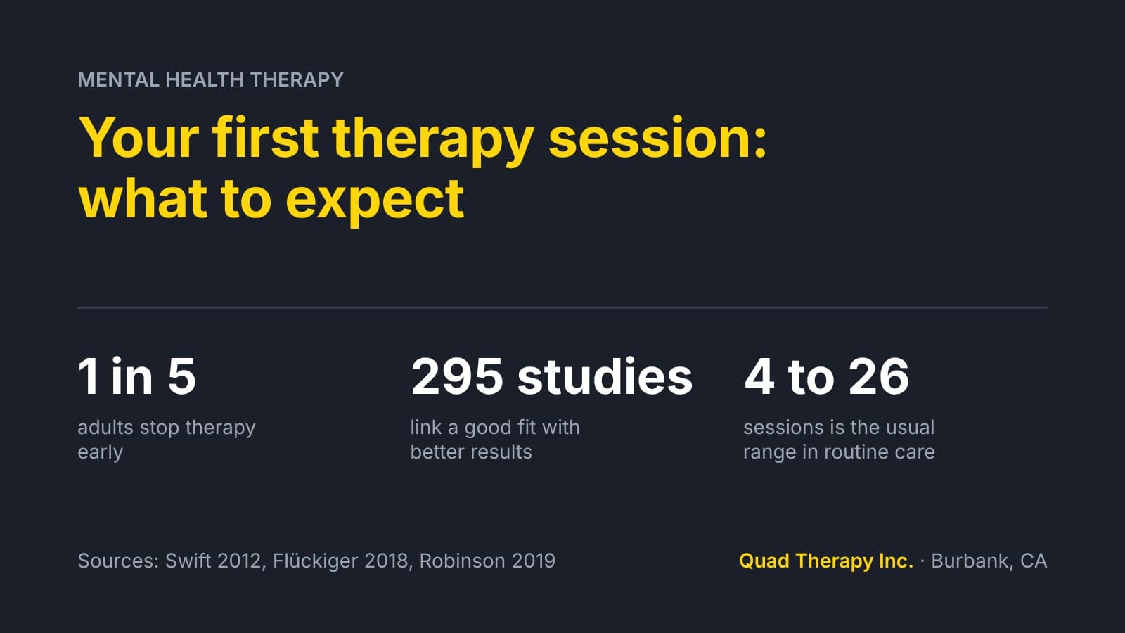 What to Expect at Your First Therapy Session